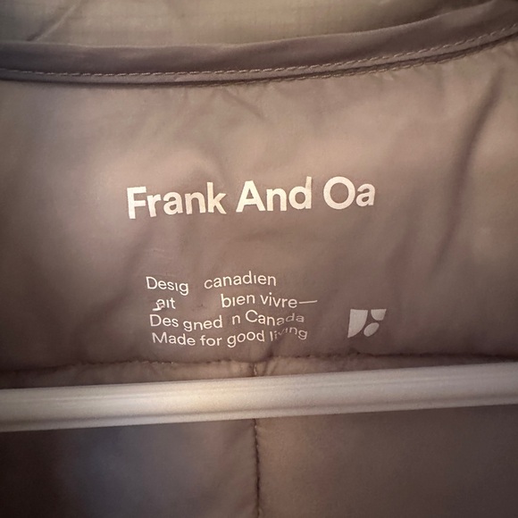 Frank And Oak Puffer Jacket in light gray - Medium - Picture 4 of 7